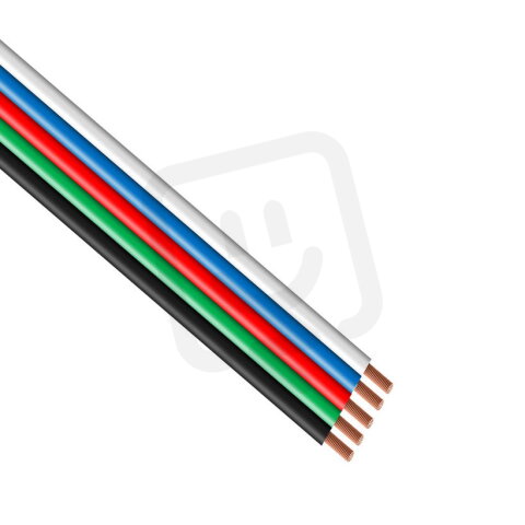 Kabel RGBW 5x0,3 mm2 ALUMIA KAB-RGBW