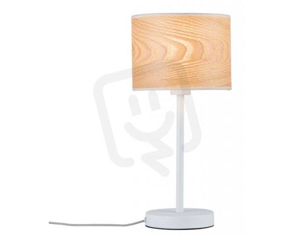 Stolní lampa Neordic Neta bílá/dřevo 796.38 PAULMANN 79638