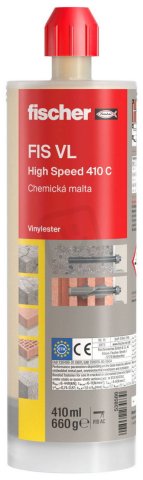 Chemická malta vinylester ZIMNÍ FIS VL HIGH SPEED 410 C 410ml FISCHER 538586