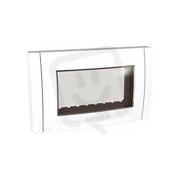 Unica Plus krycí rámeček 4 modulový, Polar/Polar, IP55 SCHNEIDER MGU11.104.18