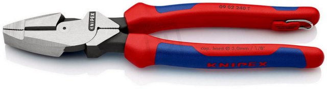 Silové kombinované kleště 'Lineman's Pliers' s připevňovacím okem americký model