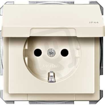 Schneider MTN2314-4044 Zásuvka 250V/16A s bočními zemnícími kontakty