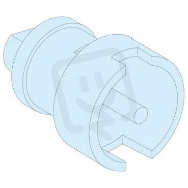 Schneider 09982 Dveřní vložka motýlková 3 mm, IP55