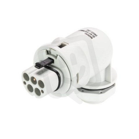 vidlice vestavná gesis RST, 5-pól, M20, šroubové svorky, úhlová 90°, šedá