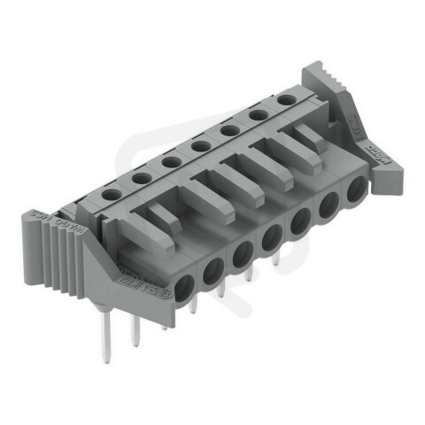Konektor (zásuvka) pro řadové svorky, kolíky 0,6x1 mm 7pól.
