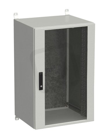 Rozvadeč nástěnný venkovní LC-20 21U 600x500 dveře sklo 3bod.zámek