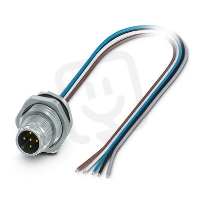 SACC-DSI-MS-5CON-M16/0,5 PP Přístrojový konektor zezadu stěny 1027697