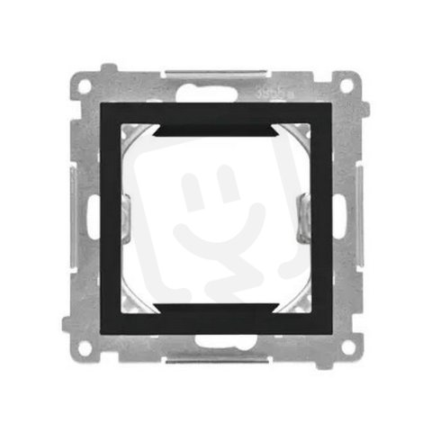 Adaptér přechodový (průchodka) pro zařízení standardu 45 × 45 mm černá matná