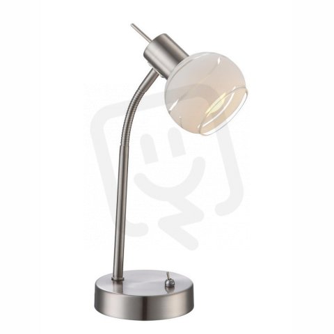 Stolní lampa ELLIOTT nikl 1xE14 LED 5W 230V 324lm 3000K GLOBO 54341-1T