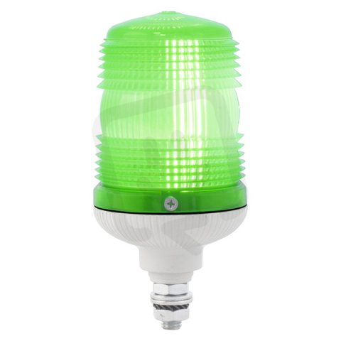 Maják zábleskový MINIFLASH X 110V, AC, IP54, M12, zelená, světle šedá 63796