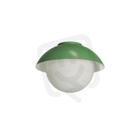 Přisazené svítidlo se skleněným stínidlem OSMONT LUKIDA 2 10W IP65II E27 zelená