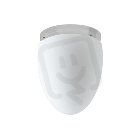 Přisazené LED svítidlo se skleněným stínidlem OSMONT MIRA 27W IP41 3K stříbro