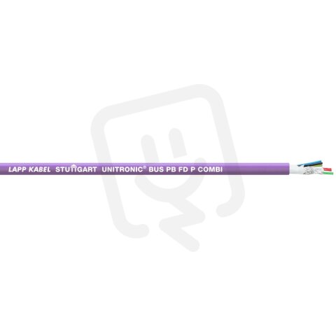 Sběrnicový kabel UNITRONIC BUS PB FD P COMBI 1X2X0,64+3X1 LAPP 2170227