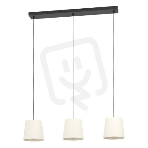 Závěsné svítidlo FEBRES E27 černá/bílá 3X60W IP20 EGLO 901263