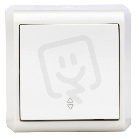 Nástěnný přepínač střídavý č.6, šroubové svorky, IP20, bílý SCHRACK EV310004--