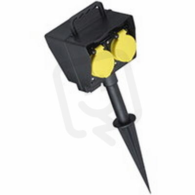 Bachman 394.180 Garden socket outlet with earth pike