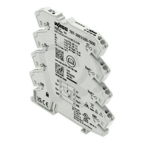 Elektronický jistič, 1kanál., Vstupní napětí 24 V DC WAGO 787-3861/400-1000
