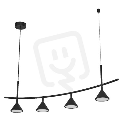 DECOR FUJI 4XPEND LINE 16W 930 BK  LEDV
