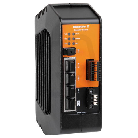 Router, 4x RJ45 10/100/1000BaseT(X), -25 °C...70 °C WEIDMÜLLER 2990450000