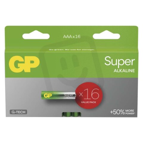 Alkalická baterie GP Super AAA (LR03) B0112H
