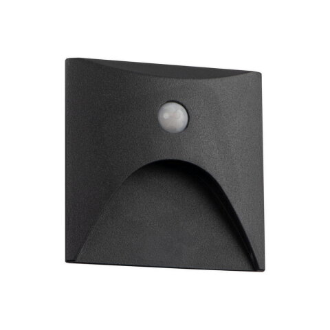 Schodišťové svítidlo EXIN LED PIR L GR-WW KANLUX 39131