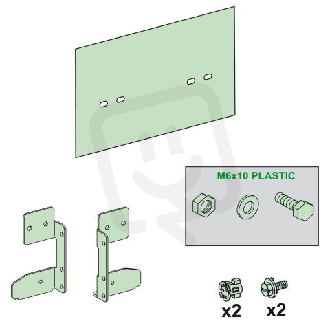 Izolační přepážka přípojnic LGYE SCHNEIDER LVS04624