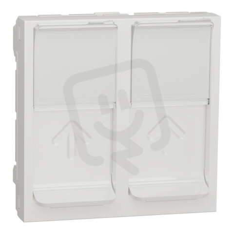 Centrální deska NOVÁ UNICA 2xRJ45 S-ONE, 2M, Bílá SCHNEIDER NU942018