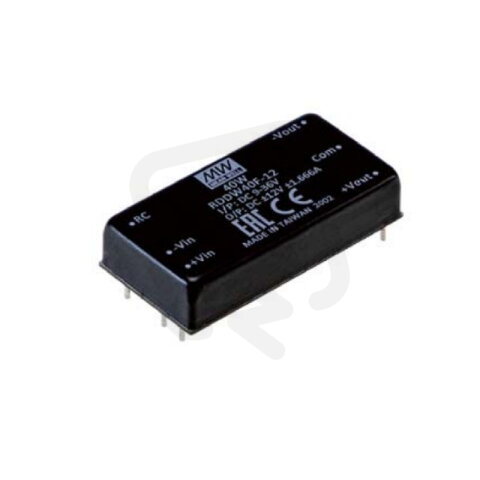 Měnič DC/DC 40W 15V MEAN WELL RDDW40F-15