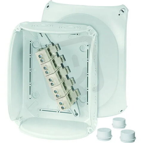Kabelova rozvodka 6-25 mm2 3f, 35 mm2 1f, 5pol. svorka HENSEL DK 2525 GZ