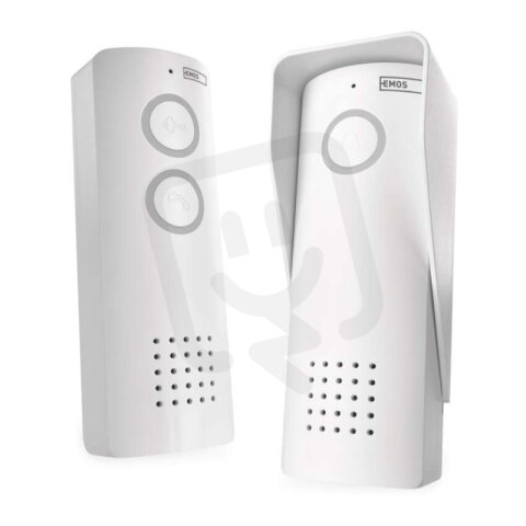 Sada bezdrátového domovního audiotelefonu H1087, 1 účastník  EMOS H1087