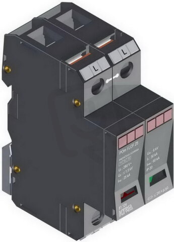 Přepěťová ochrana POm I LCF 25kA 280V/25kA, modulární, monoblok, B+C+D