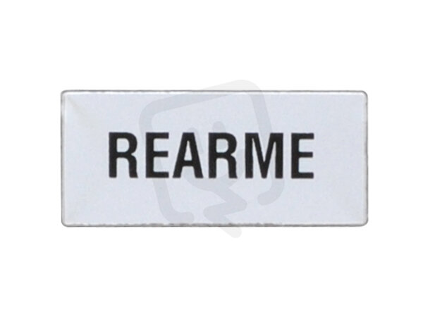 Lovato LPXAE222 Štítek ''REARME''