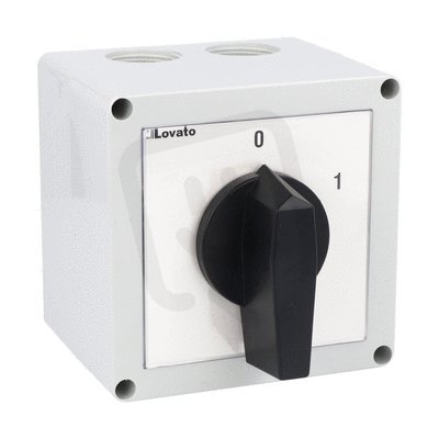 Lovato 7GN4090P 1P 2POZ vačkový spínač 110X110 v krytu