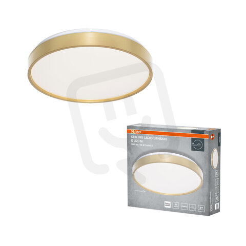 CEILING LUXO GOLD SENSOR ? 32 cm 18W 4000K IP20 GOLD OSRAM 4099854653186