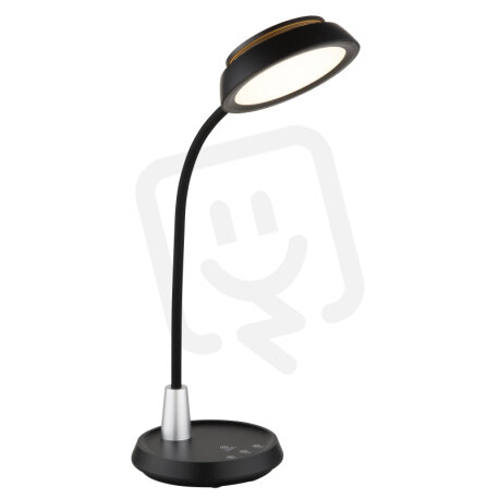 Stolní lampa KIRK černá LED 12W 230V,60-650lm, 3000/4000/6500K GLOBO 58496S