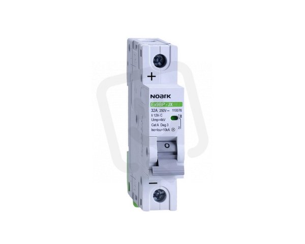 Instalační jistič NOARK 110073 EX9BP-JX(+) 10 kA, char. C, 16 A, 250 V DC, 1pól