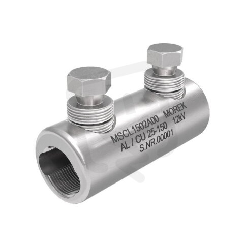 Kabelová spojka MSCL150 Al/Cu 25-150mm2, 2x Al šroub, 12 kV MOREK MSCL1502A00