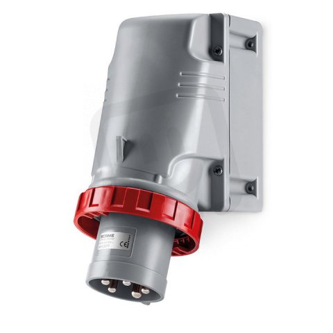 Přívodka nástěnná OPTIMA 3P+E, 63A, 6h/380-415 V, 50/60 Hz, IP67 SCAME 245.6396T