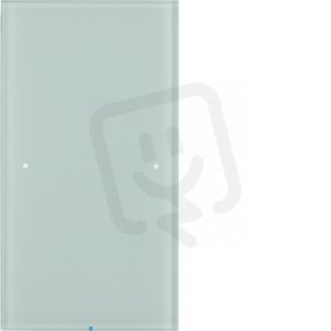 Dotykový sensor 1-násobný komfort R.3 sklo, bílá BERKER 75141850