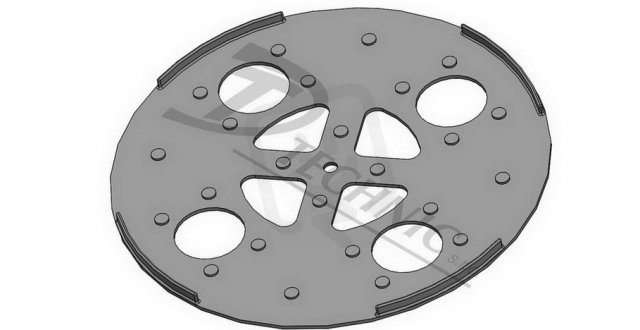 Plast podl D 370 Podložka plastová k podstavci JP - 370/337 mm DT TECHNIC 100170