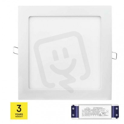 Set: LED PANEL VES.ČT 18W IP20 WW B+tria