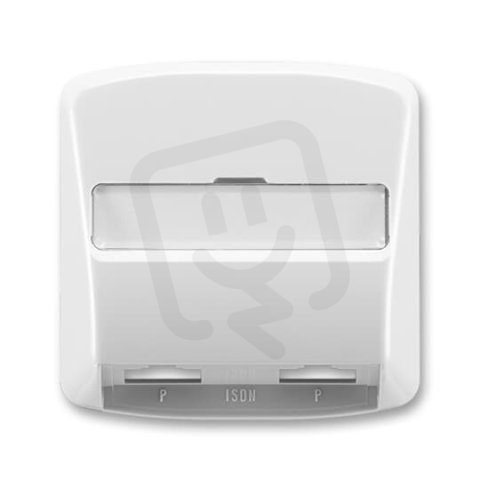 Kryt zásuvky ISDN průchozí, dvojnásobné 5013A-A00252 S šedá Tango ABB