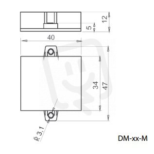 Přepěťová ochrana pro měření a regulaci (DS PO-12 VDC) KIWA DM-CS-M/12
