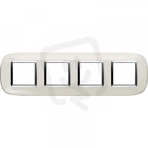 Legrand HB4802/4DB BTAX Rámeček2+2+2+2 BÍLÁ
