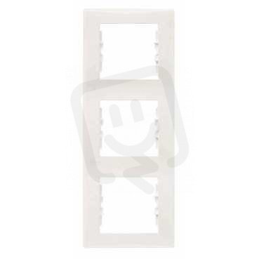 Sedna Rámeček trojnásobný vertikální, Cream SCHNEIDER SDN5801323