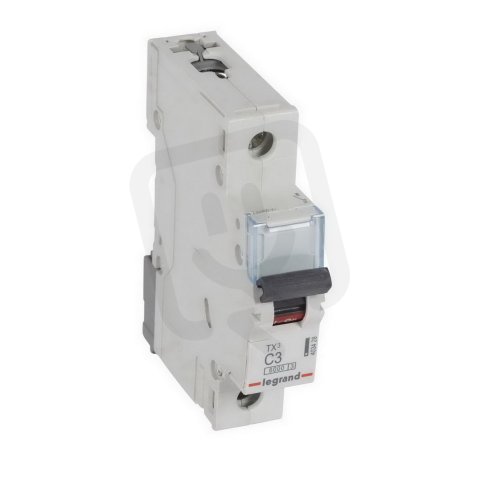 TX3 JISTIČ, 1 PÓLOVÝ, CHAR. C, 3A 6000A LEGRAND 403428
