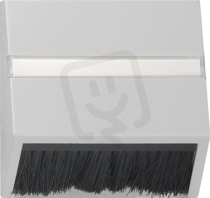 Zásuvná krytka s rámečkem adaptéru System 55 šedá mat GIRA 0682015