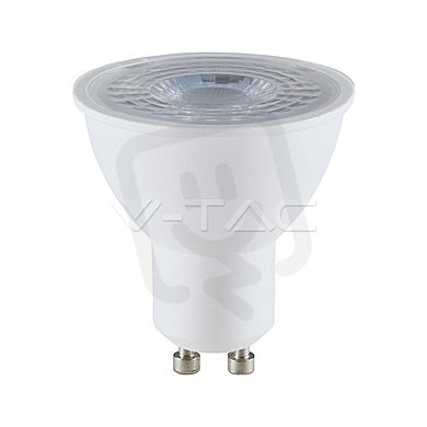 LED Spotlight SAMSUNG CHIP GU10 8W 38° With Lens 3000K, VT-291 V-TAC SKU875