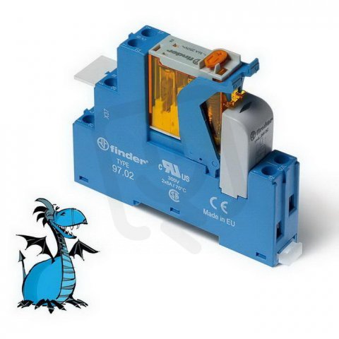 Vazební člen, 2P/8A, 24V AC, LED_V FINDER 4C.02.8.024.0060