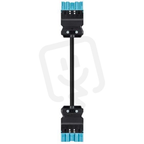 kabel se dvěma konektory gesis, 5-pól, 5*1,5mm2, vidlice, délka 1 m, modrý